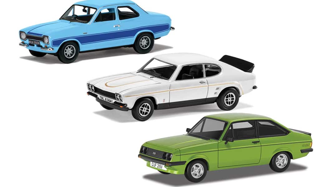 Corgi bringt vier neue Ford-Modelle in 1:43 und aus Die-Cast an den Start