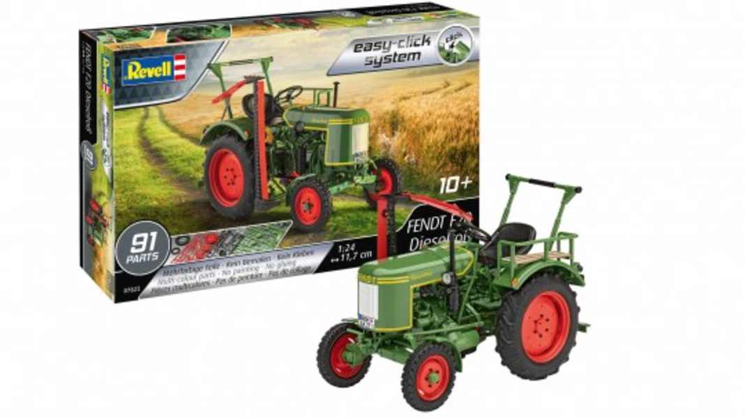 Revell liefert bald sein Fendt Dieselross als 1:24-Bausatz in den Handel aus