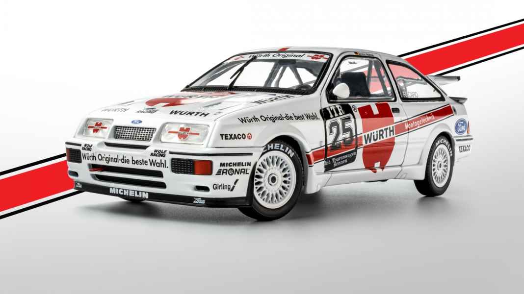 Solido bringt in 1:18 den Ford Sierra von Armin Hahne aus der DTM-Saison 1988
