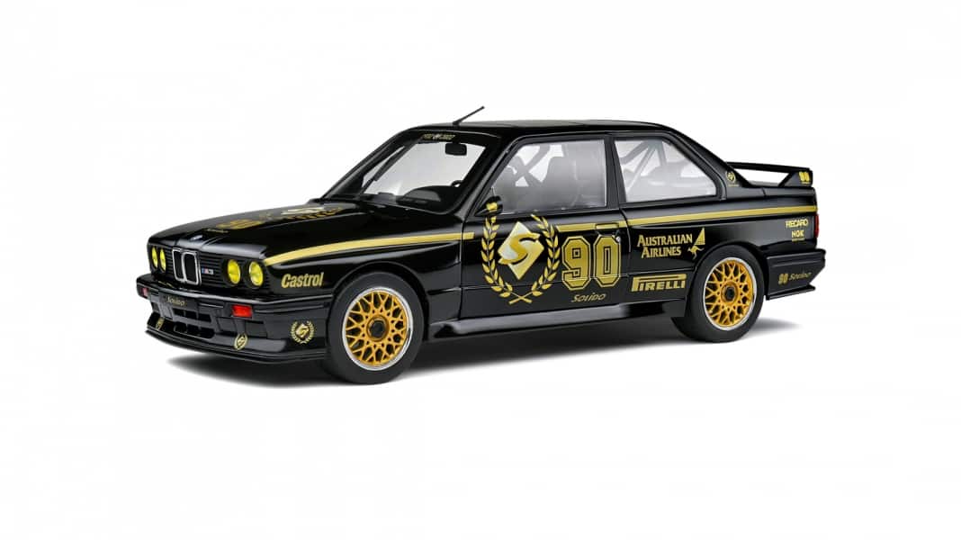 Solido feiert sich mit seinem 1:18-Bestseller, dem BMW M3 E30 als Sondermodell