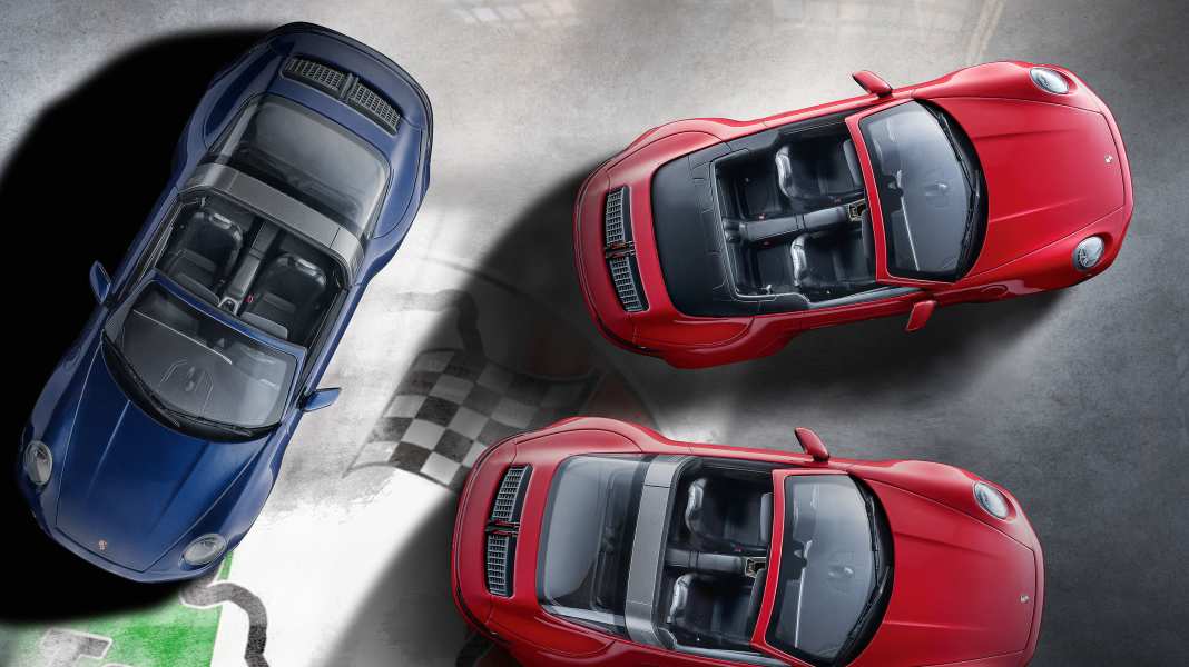 Offen für anders: Porsche 911 (992) Targa 4 GTS von Minichamps in 1:18
