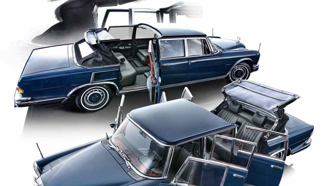 Das Dach der Welt – Mercedes-Benz 600 Landaulet von CMC in 1:18