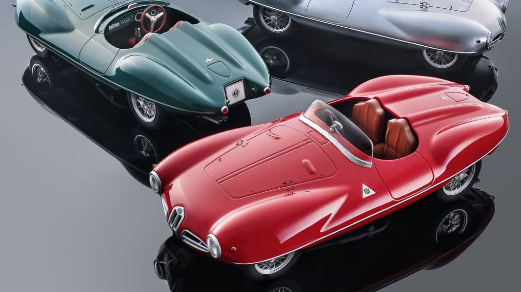 Das Alfa-Ufo: 1952 Alfa Romeo Disco Volante von Tecnomodel in 1:18