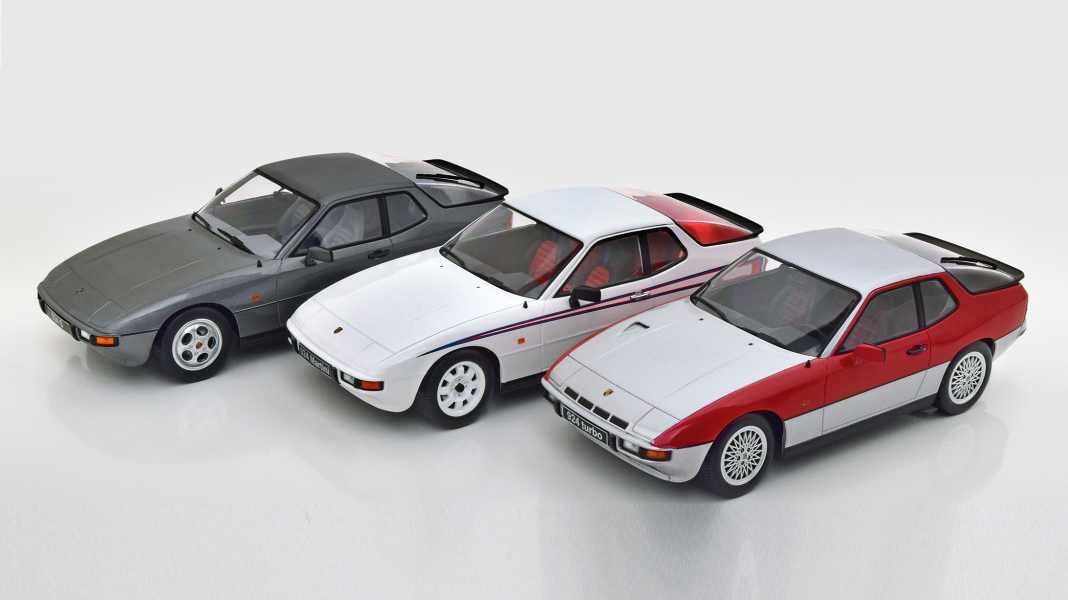 Man Power: Dreimal Porsche 924 von KK-Scale in 1:18