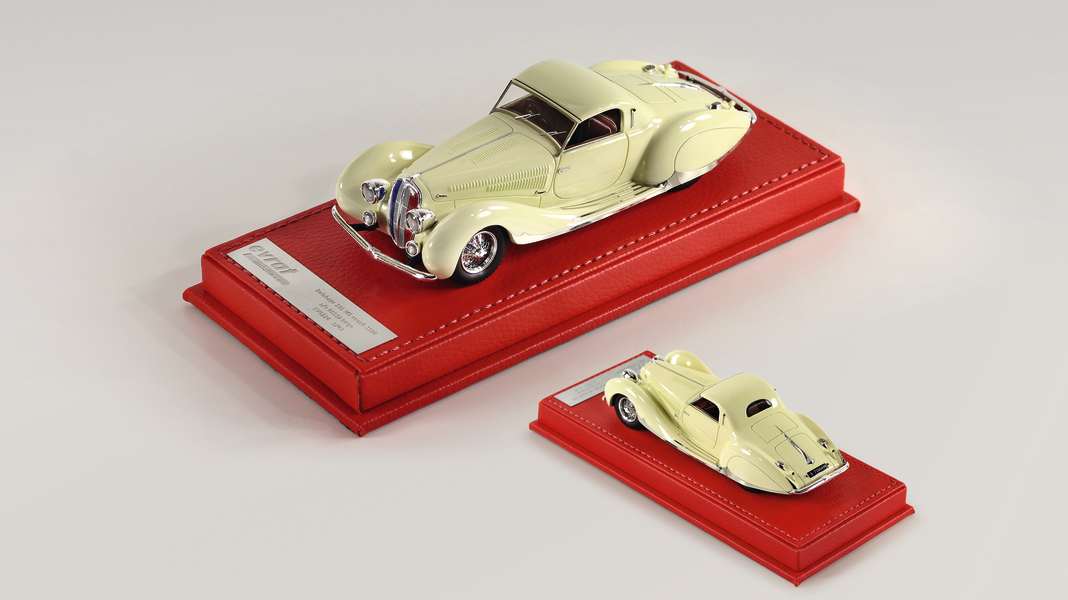 Nackt ab Werk: ’38 Delahaye 135 MS von Evrat in 1:43