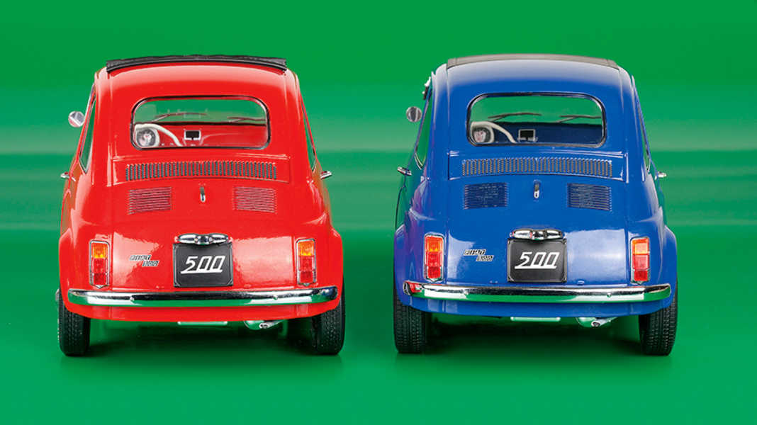Die Gartenzwerge: BMW Isetta und Fiat 500 von KK-Scale in 1:12