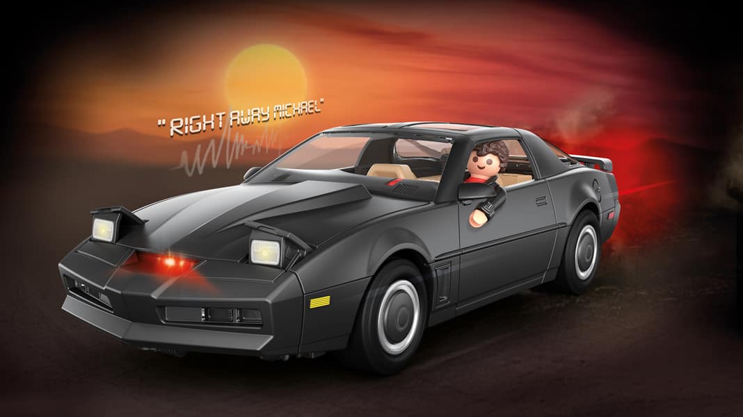 Playmobil bringt nicht nur K.I.T.T., sondern auch David Hasselhoff, alias Michael Knight