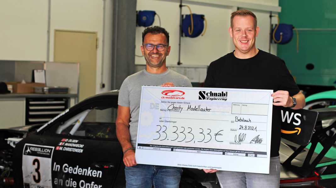 Trio powert Porsche-Spendenaktion 