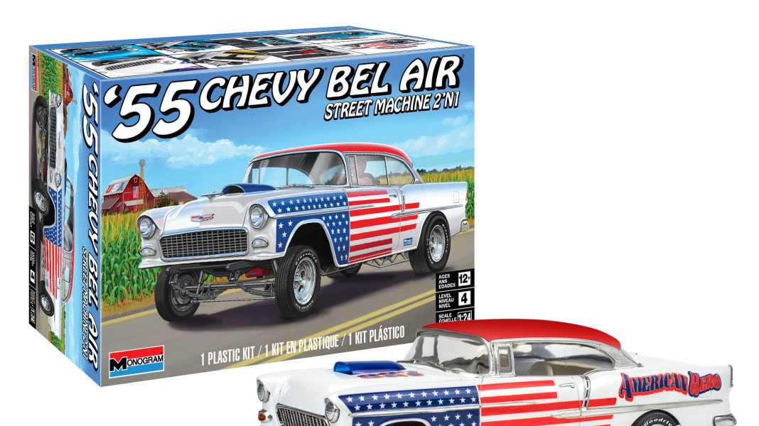 Revell entwickelt zwei heiße Street Machines zum Bel Air von 1955 in 1:24