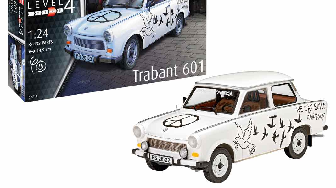 Das “Builder´s-Choice”-Modell von Revell für 2022 ist ein Trabbi-Bausatz in 1:24