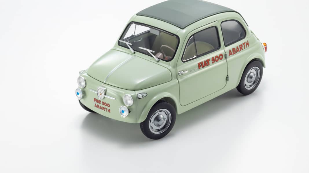 Kyosho plant die heißeste Rennsemmel des Fiat 500 im Maßstab 1:18