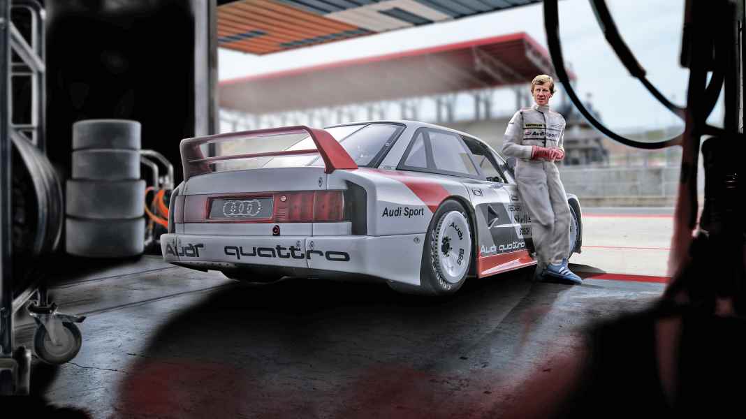 ‘89 Audi 90 IMSA GTO Sieger Watkins Glen mit Röhrl-Figur in 1:18 – Es geht rund!