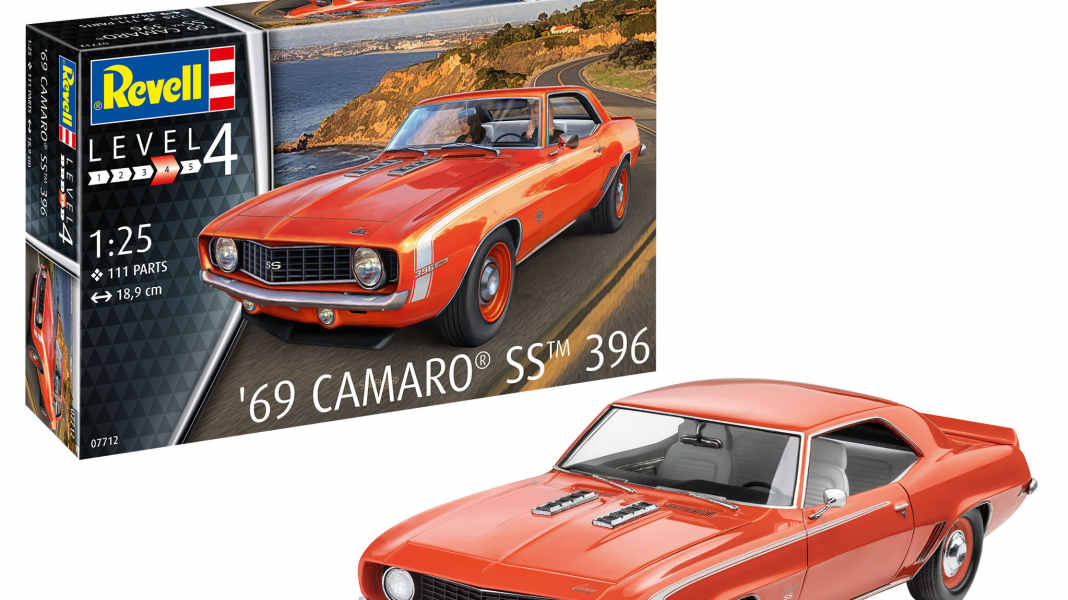 Revell pimpt seinen Camaro-Fuhrpark mit dem SS Coupé von 1969 in 1:25