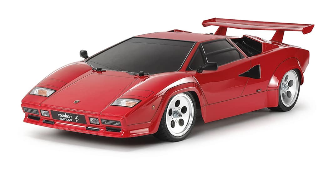 Tamiya kündigt Comeback des Lamborghini Countach 5000S in 1:10 an!