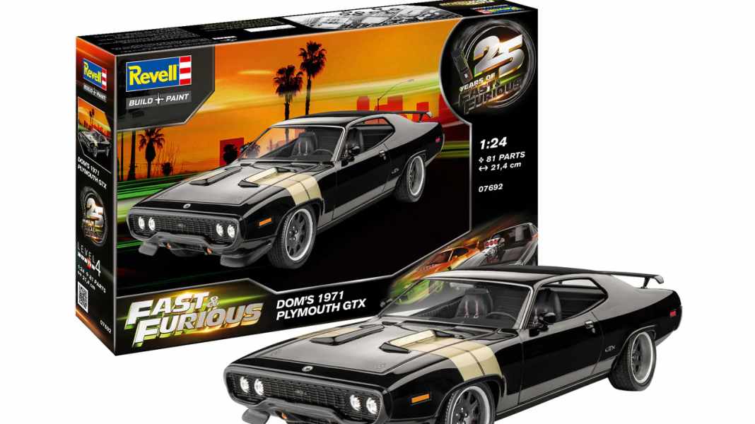 Revell bringt Doms Plymouth GTX aus Fast and Furious in 1:24
