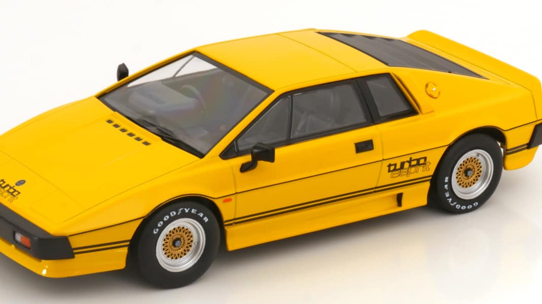 KK-Scale zeigt klare Kante und bringt in 1:18 drei neue Lotus Esprit Turbo