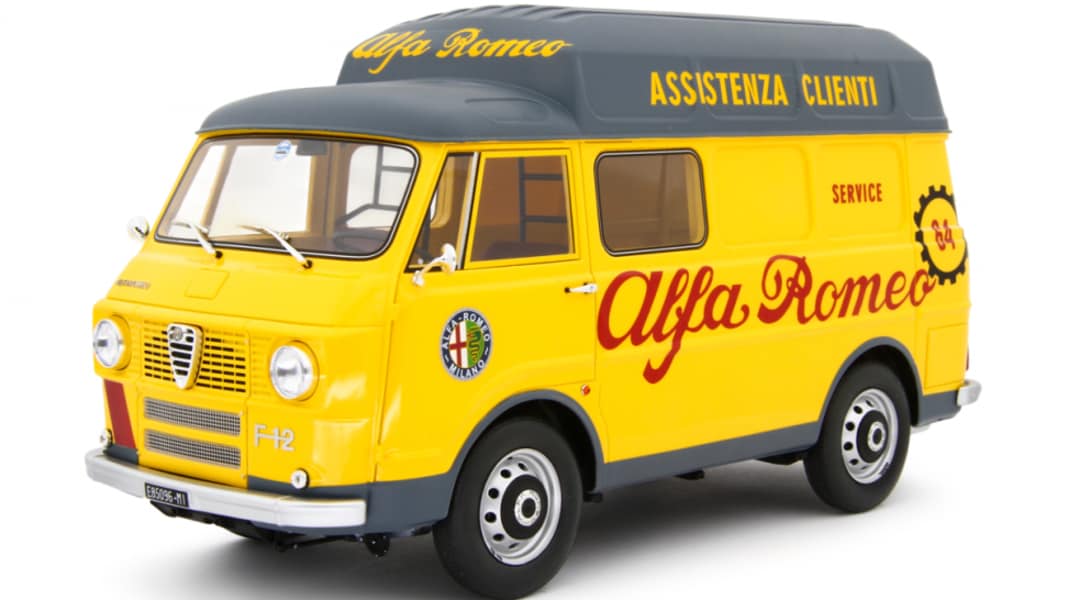 Laudoracing bringt Alfa Romeo F12 als Kundendienst-Lieferwagen in 1:18