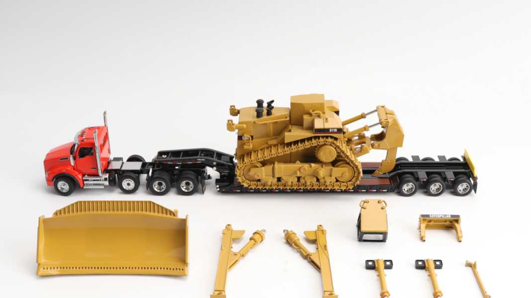 Kenworth T880 mit Cat D11R Dozer in 1:50 kommt bei Diecast Masters