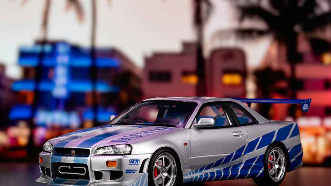 Jada Toys zeigt Brians Skyline aus “Fast & Furious” als Resine-Boliden in 1:18