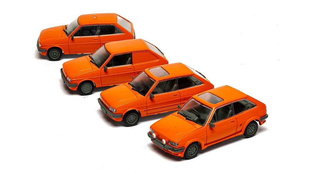 Corgi ist beim Ford Fiesta XR2i in 1:43 einen Schritt weiter!