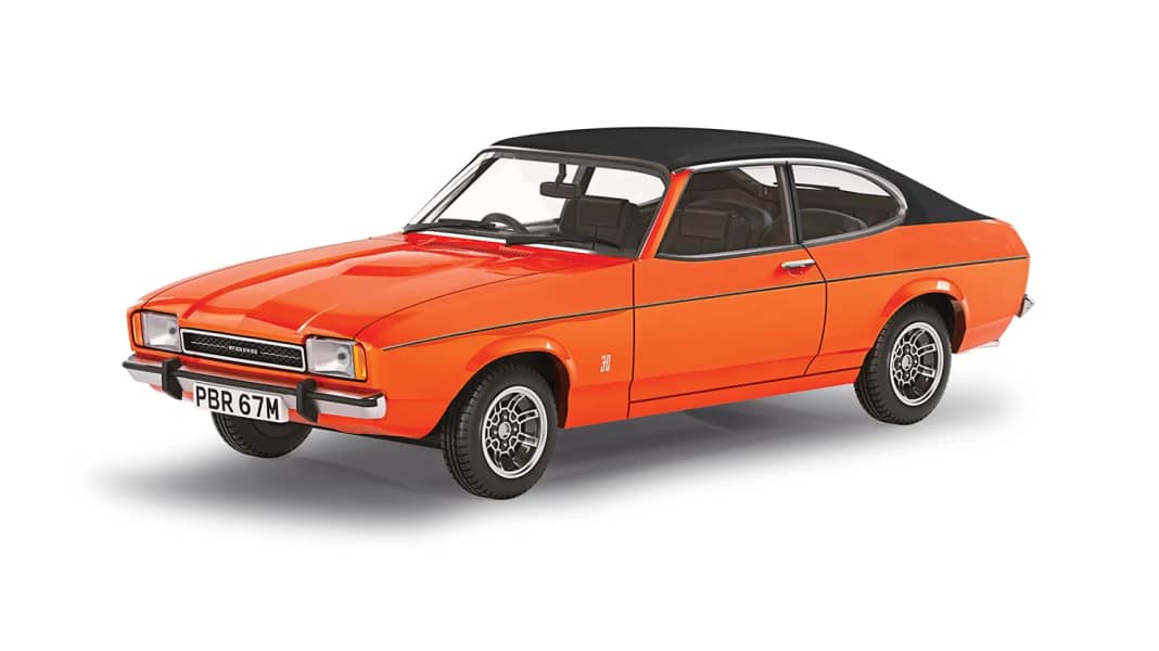 Corgi fährt auf Ford Escort und Capri ab – aus Die Cast und in 1:43
