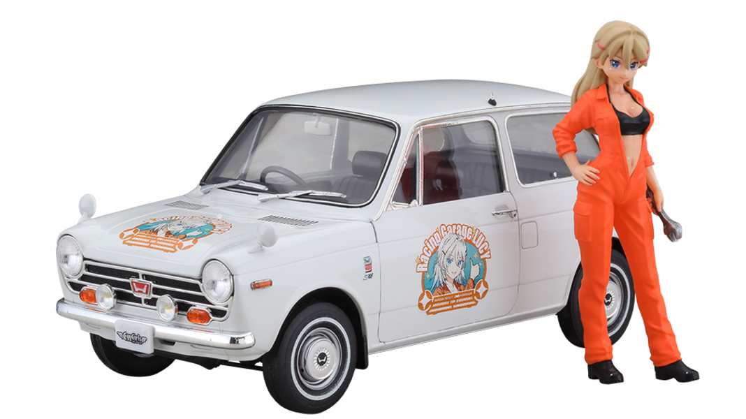 Hasegawa bringt Honda N360S in 1:24 mit Egg-Girls-Figurine