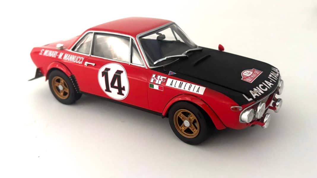 Italeri überrascht mit Lancia Fulvia HF als Kit in 1:24 – mit Fotoätzteilen