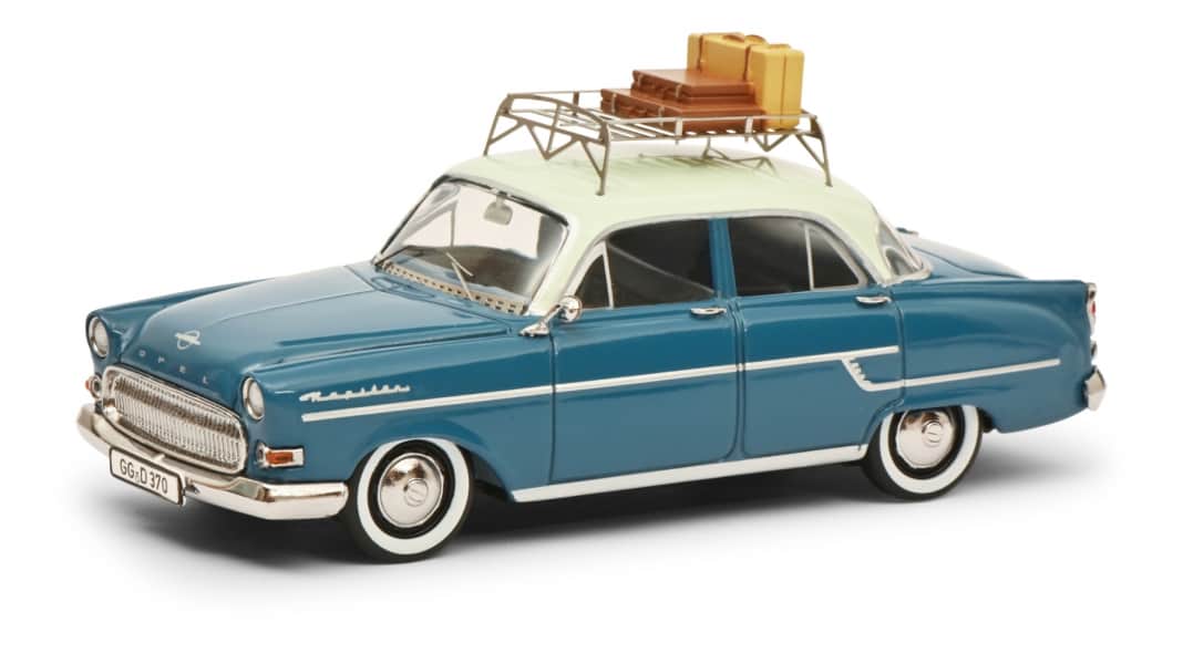 Schuco bringt den Opel Kapitän mit Reiselust in 1:43