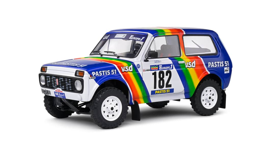 Solido bringt den Paris-Dakar-Lada des Formel-1-Piloten in 1:18