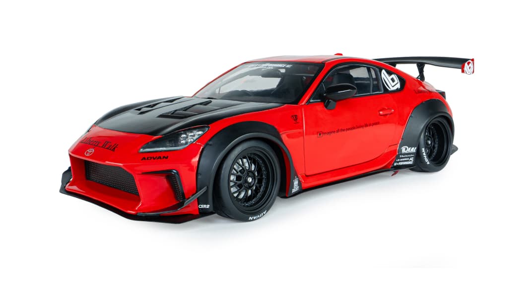 Bei Solido sieht der Liberty Walk GR86 im Maßstab 1:18 jetzt rot!