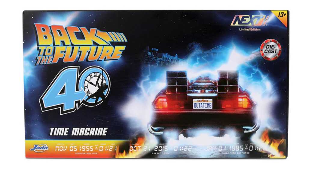 DeLorean-Zeitmaschine kehrt bei Jada chromglänzend in 1:24 zurück