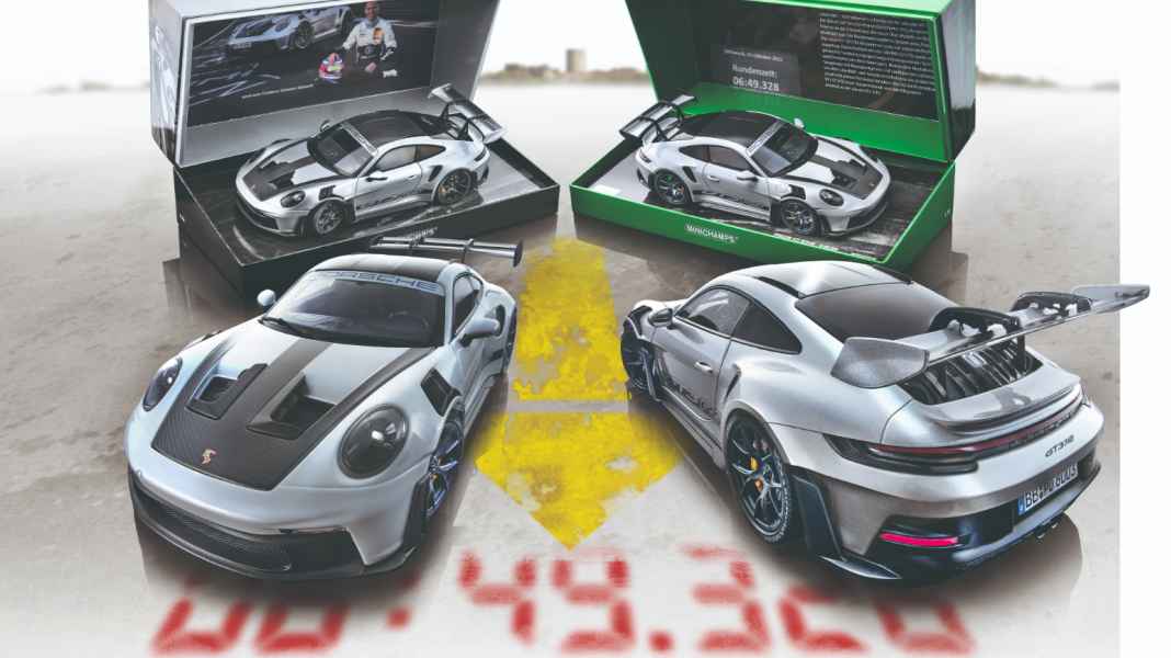 Porsche 911 (992) GT3 RS von Minichamps in 1:18 - Auf Zeitenjagd