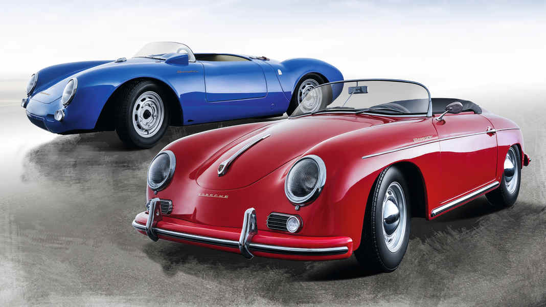 Porsche 356 Speedster & 550 Spyder von KK-Scale in 1:12 – Kings of Cool