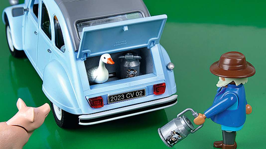 Citroen 2 CV von Playmobil in 1:22,5 - Wo sind die Eier?