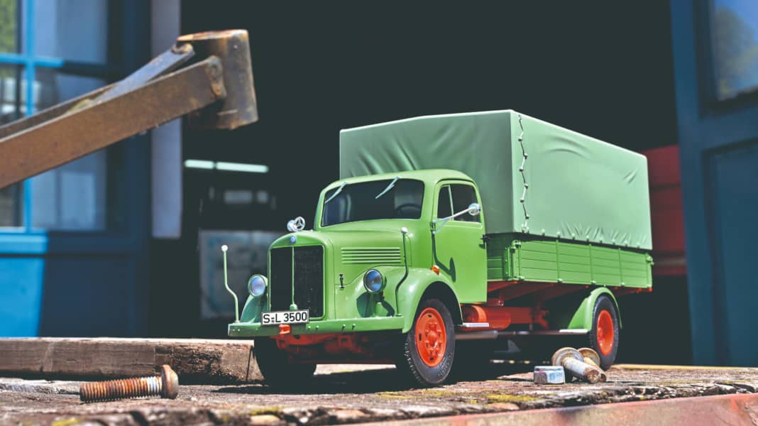 ’50 Mercedes-Benz L 3500 von Schuco in 1:18 – Der will schaffe!