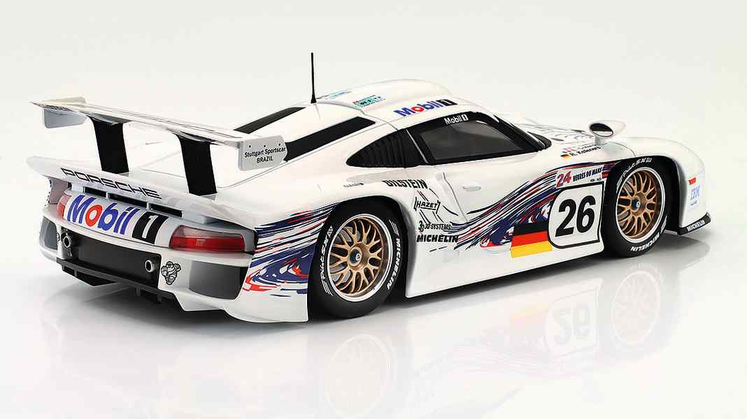 Mit zwei Nasen: ’96/’97 Porsche 911 GT1 von Werk83 in 1:18