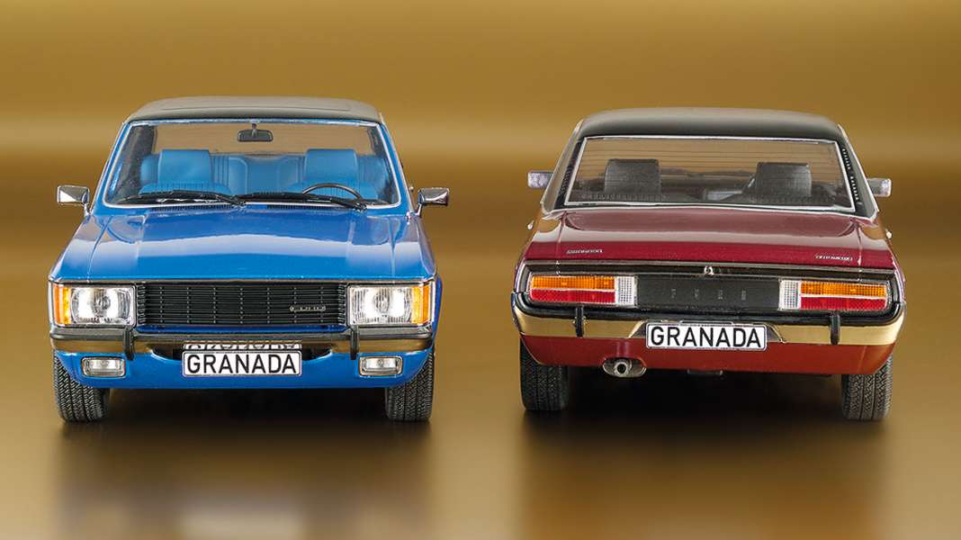 Die gute Stube: Ford Granada Mk I von MCG in 1:18