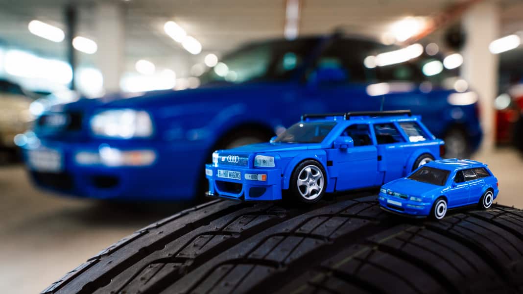 Klemmbausteine treffen Audi-Legenden von Hot Wheels in 1:32 und 1:18