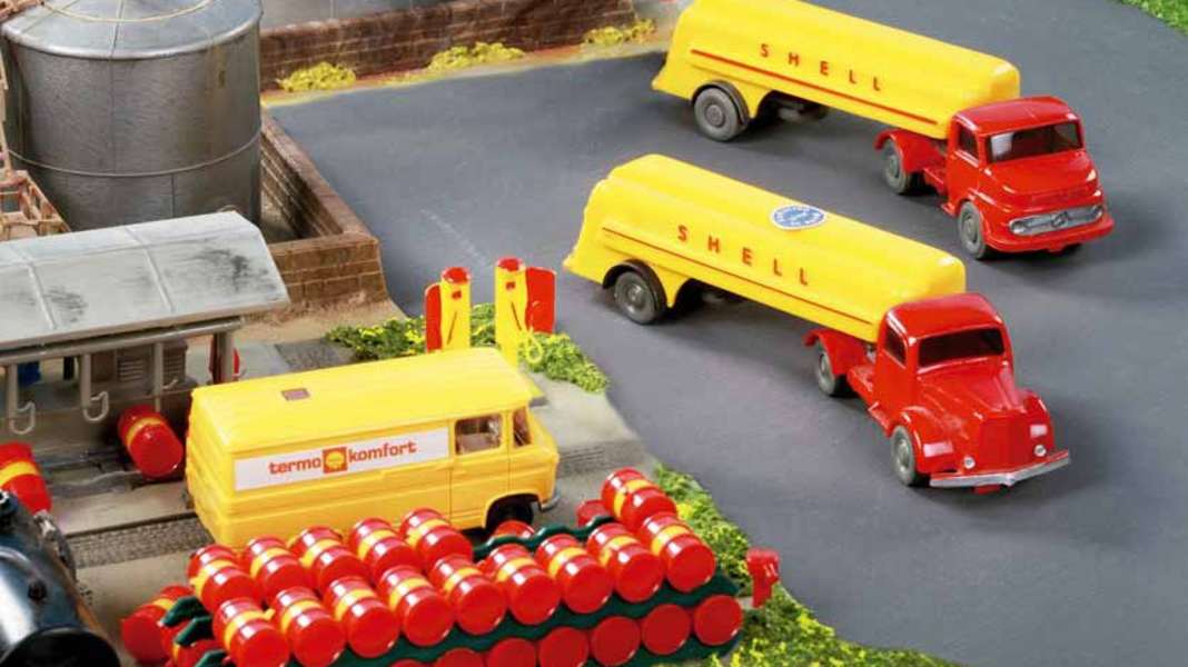 Wiking tankt voll: Das Thema Shell bei Wiking in 1:87