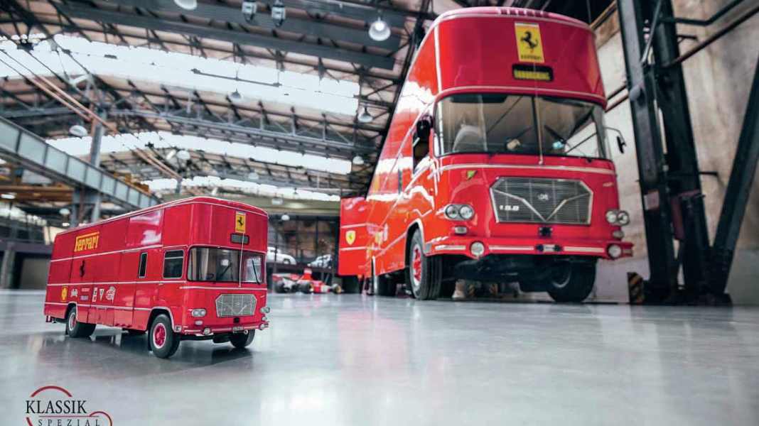SAMMELN: ’67 OM 150 Rolfo Renntransporter von CMR in 1:18 - Rolfos Roll-out