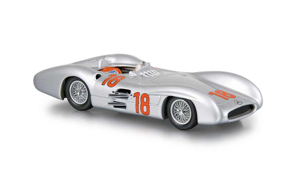 ‘54 Mercedes W 196 R Sieger GP Reims von Minichamps in 1:43 – Er war ERSTER!