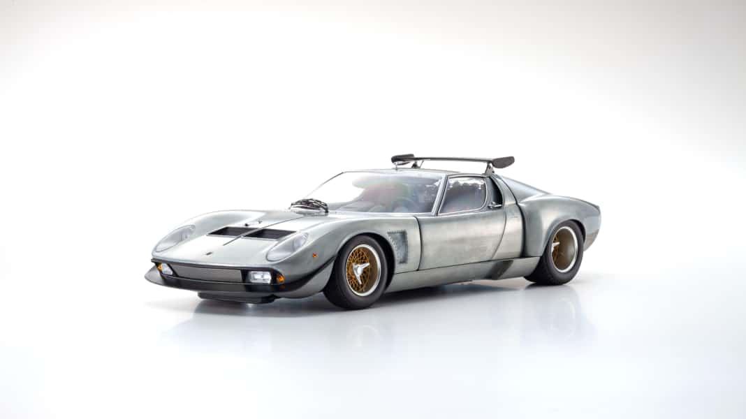 Messe-Ticker: Kyosho poliert seinen Lamborghini Miura in 1:12 kräftig auf