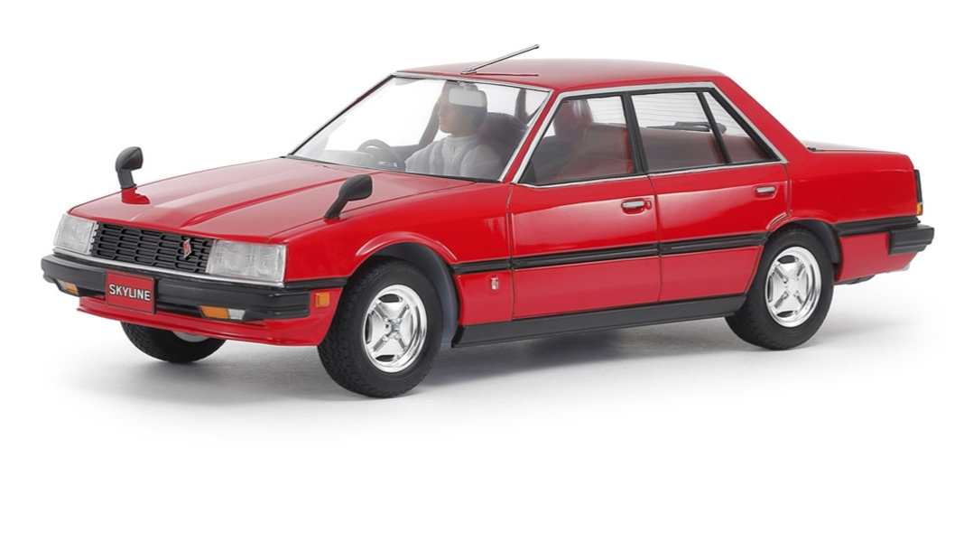 Tamiya zeigt den Nissan Skyline als 1:24-Limousine von 1981