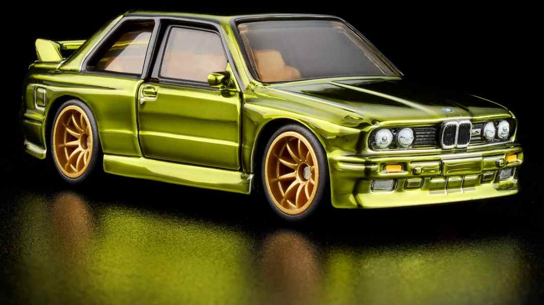 Dieser BMW M3 von Mattel ist eine besonders knackige Olive in 1:64