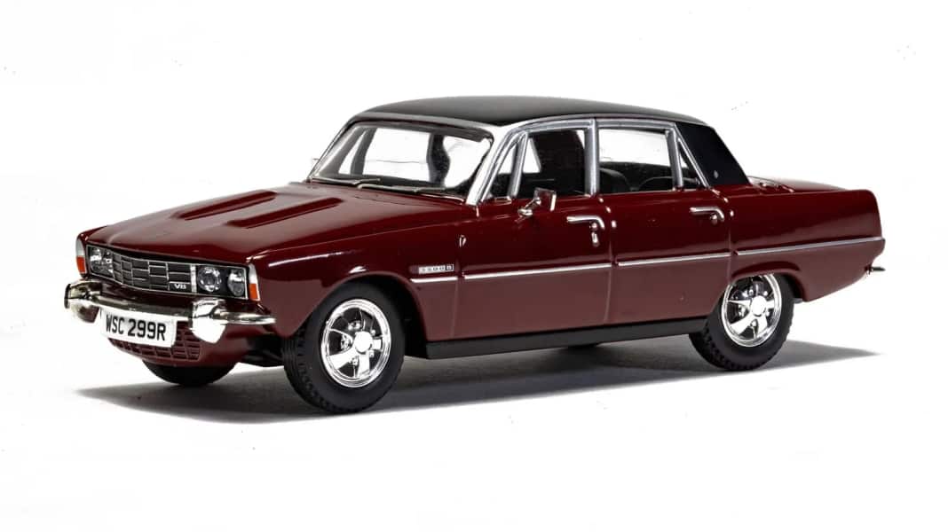 Corgis Rover P6 V8 in Richelieu-Red setzt britische 1:43-Tradition fort