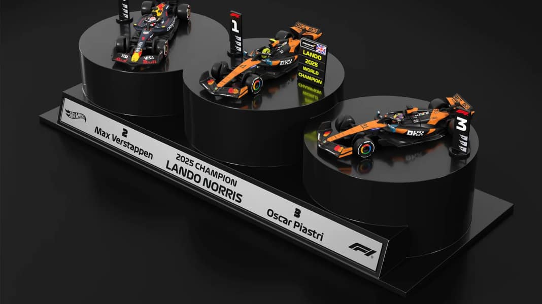 Hot Wheels enthüllt Formel-1-Podium-Überraschung für 2026