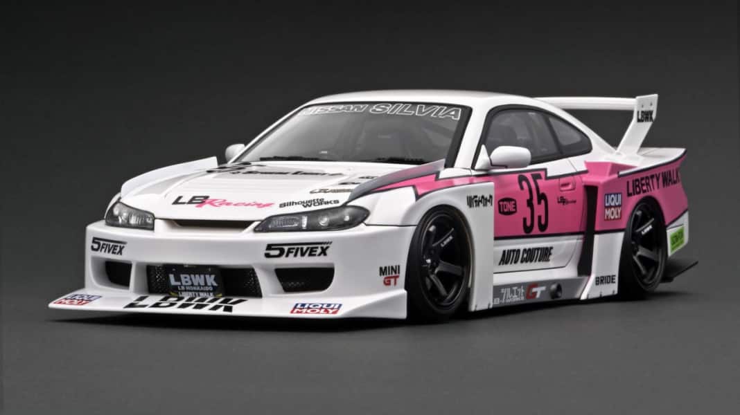Ignition Model kündigt zwei getunte Nissan Silvia in 1:18 an