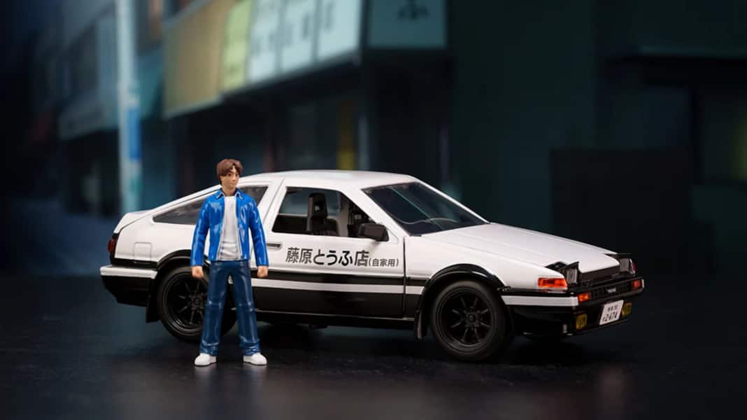Jada Toys bringt neues Initial D Takumi-Set in 1:24 aus Figur und Toyota Trueno