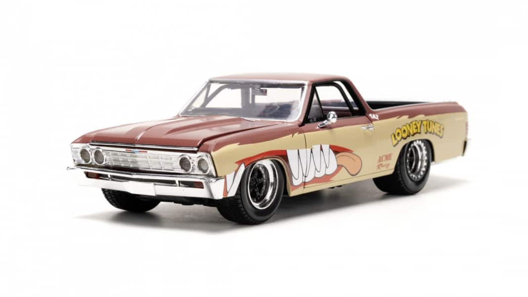 Der Tasmanische Teufel fährt bei Jada Toys einen El Camino Pick-up in 1:24