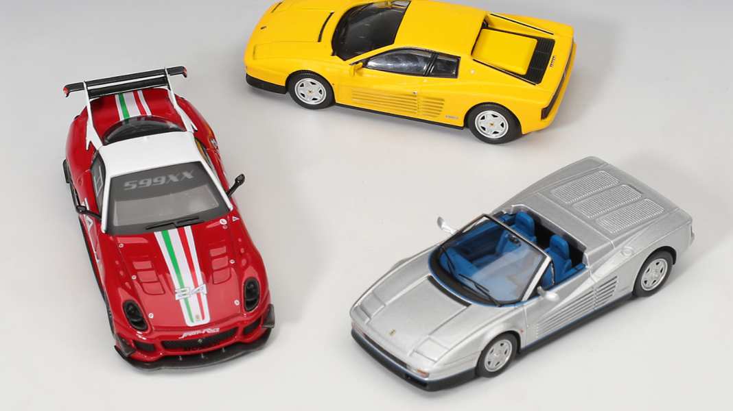 BBR bringt drei Ferrari-Ikonen im Sommer aus Die Cast und in 1:64